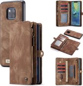 CASEME Huawei Mate 20 Pro Vintage Portemonnee Hoesje - Bruin