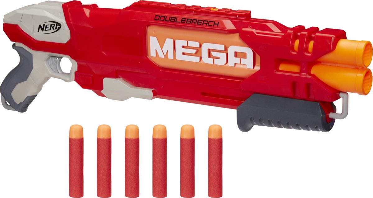 Jachtluipaard Staat Roei uit NERF N-Strike Mega Doublebreach - Blaster | bol.com