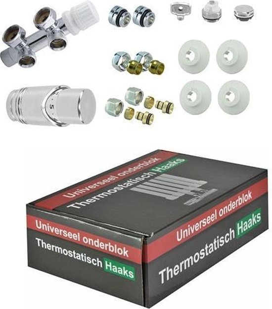 Radiator Onderblok Set Haaks