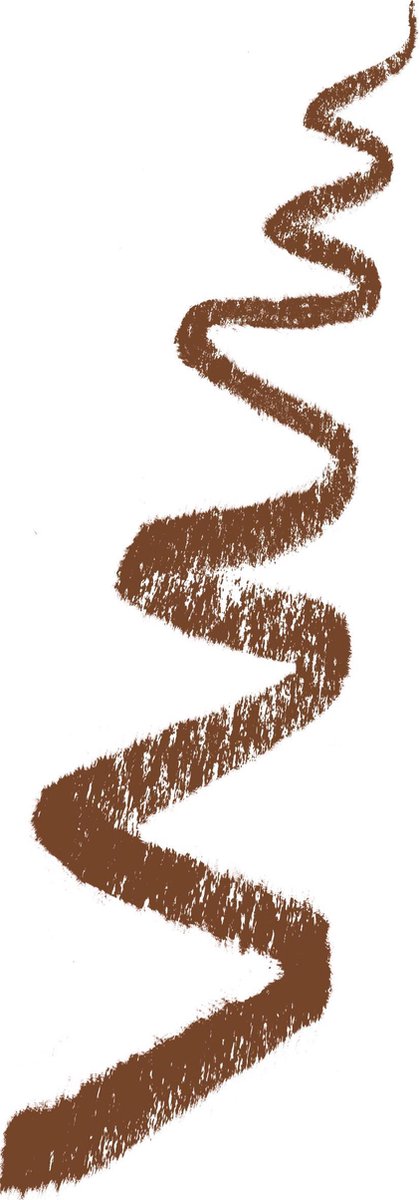 Bruin lippenpotlood Contour Edition 14 Sweet Brown-ie, zowel met als zonder dop.