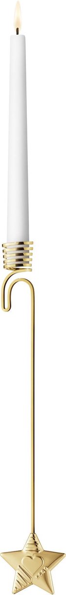 Georg Jensen Seasonal Christmas Collection 2019 Kaarsenstandaard Ster - Zink Legering - Goud