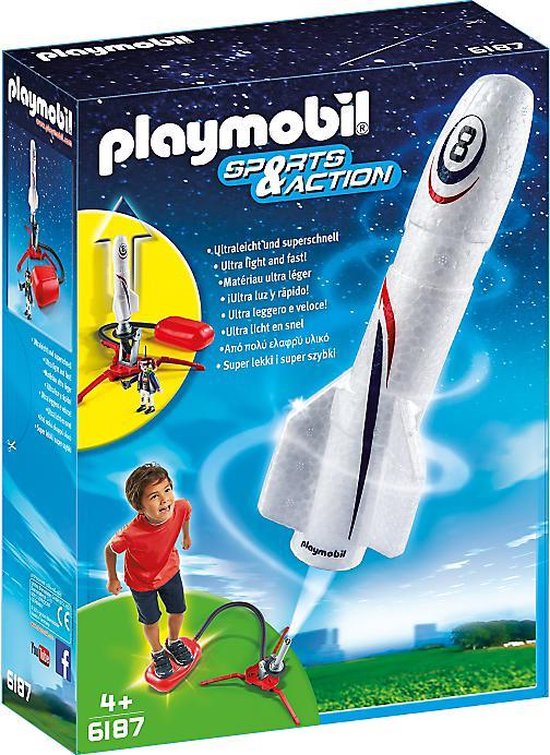 Playmobil Raket met lanceerpomp  - 6187
