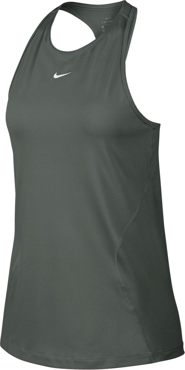Nike Np Tank All Over Mesh Dames Sporttop - Juniper Fog/(White) - Maat M |  bol.com