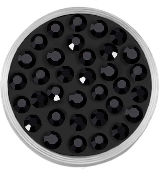 Quiges Acero Inoxidable Brillante Mini Coin Anillo 16 mm con mini coin