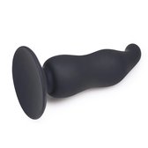 Blackdoor Collection Buttplug voor P-spot – Siliconen Butt Plug met Zuignap – Anaal Plug voor Beginners 11 cm - Zwart