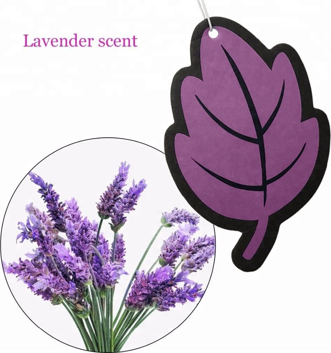 Goedkoopste auto geurverfrisser - Luchtverfrisser auto - Auto parfum - Geurverfrisser – Geurhanger – Geurblad - Autogeur | Lavendel
