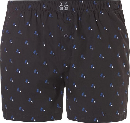 Ten Cate Heren 2Pack Wijde Boxershorts Zwart/Blauw-S (4) | bol.com