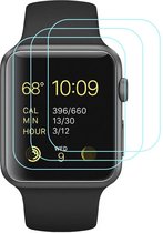 Full Cover Tempered Glass Apple Watch 44mm Protector - Transparant