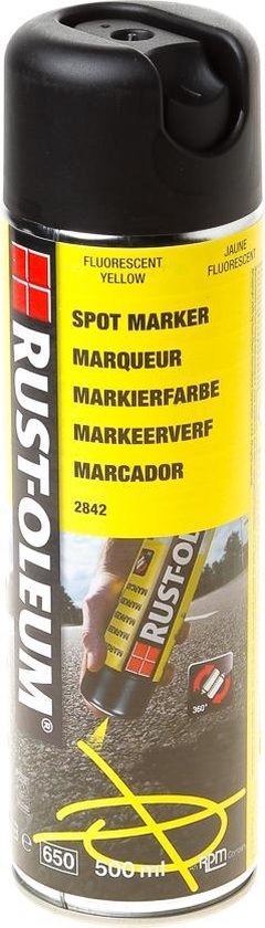 Rust-Oleum Markeerspray - 500ML - Fluor Geel