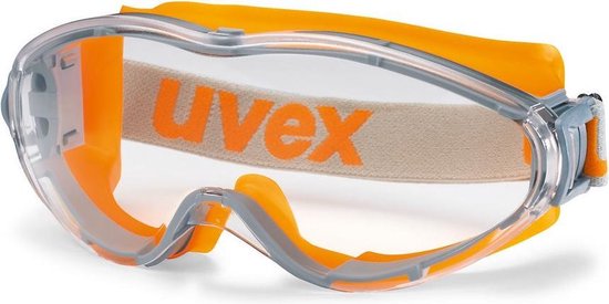 Uvex Ultrasonic 9302245 Ruimzichtbril Oranje Grijs Din En 166-1 Din En 170