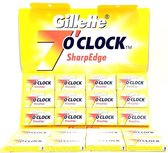 Gillette double edge scheermesjes 7 O'Clock SharpEdge 100 stuks