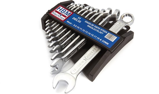 HBM 11 Delige Metrische Diepe Steek – Ringsleutelset