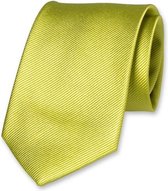 E.L. Cravatte Stropdas - Lime - 100% Zijde