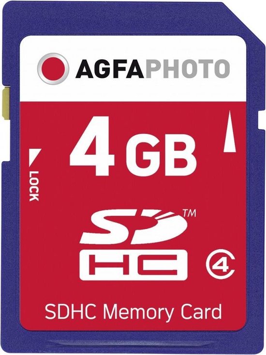 Agfa Photo SDHC Kaart         4GB