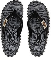 Gumbies - Teenslipper Heren - ISLANDER - CANVAS SLIPPERS BLACK SIGNATURE PATTERN - Maat 46