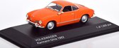 Volkswagen Karmann Ghia 1962 Oranje 1-43 Whitebox Limited 1000 Pices