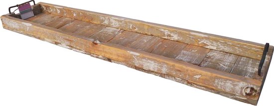 diep Gezichtsvermogen Doe voorzichtig Dienblad rechthoek hout – presenteerblad 98 cm | GerichteKeuze | bol.com
