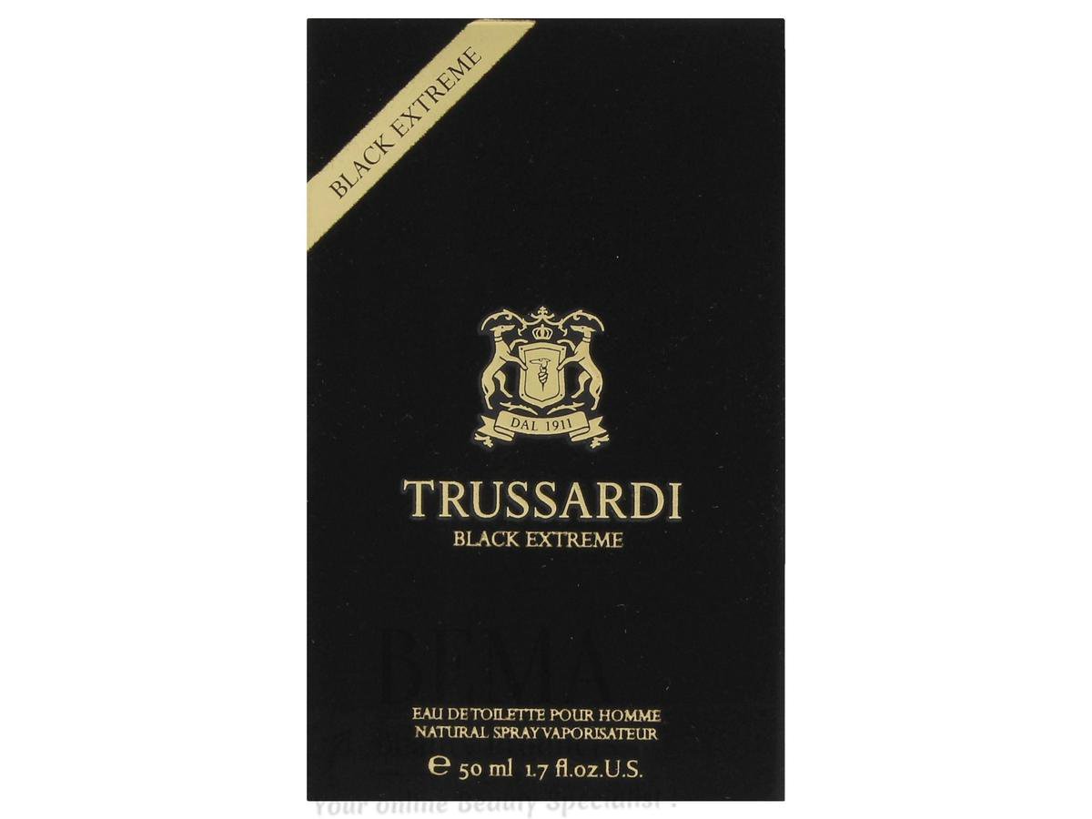 Trussardi Black Extreme - 50 ml - eau de toilette spray - herenparfum