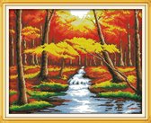 Artstudioclub®  borduurpakketten volwassenen 44×36cm  herfst