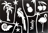 A5 Stencil Tropical Y body