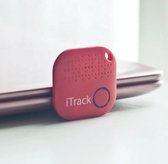 Bluetooth Keyfinder - Sleutel vinder - Sleutel Tracer Rood - Portemonnee Tracker - Mobile Phone Finder Red Inclusief Alarmfunctie En Tracking volg Systeem 2 stuks.