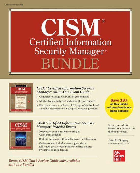 CISM Certified Information Security Manager Bundle - cover