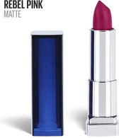 Maybelline New York Color Sensational Pink Lipstick Matte Lipstick, Rebel Pink