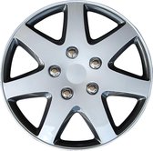 Autostyle Wieldoppen 15 inch Michigan wit/grijs