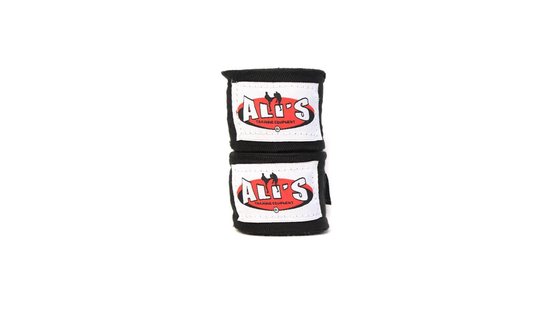 Ali's fightgear bandage boksen kleur zwart 2 paar - 460 cm - Ali's