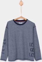 Tiffosi-jongens-shirt, longsleeve-recycled garment-Jeronimo-kleur: blauw-maat 164