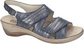 Fbaldassarri -Dames -  blauw - sandalen - maat 40