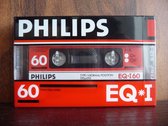Philips AUDIO TAPE Cassettebandje EQ*I 60 - 2 X 30 MIN - - Vintage uit 1987