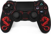 PS4 Controller Silicone Hoes Playstation 4 - Dragon Red laser