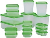 Ikea Pruta Plastic Container 17 Pieces
