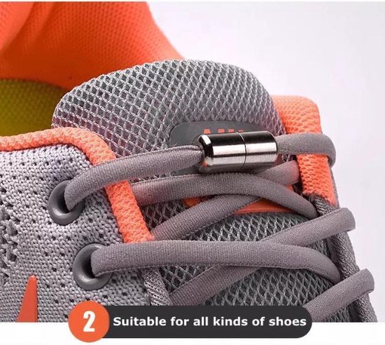 Elastische veters schoenen sneakers ZWART | bol.com