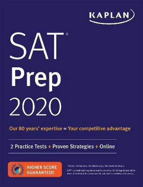 SAT Prep 2020: 2 Practice Tests + Proven Strategies + Online - cover