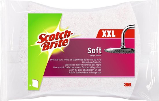 Scotch-Brite® zachte XXL gelaagde spons, 1 stuks per verpakking