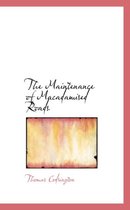 The Maintenance of Macadamised Roads