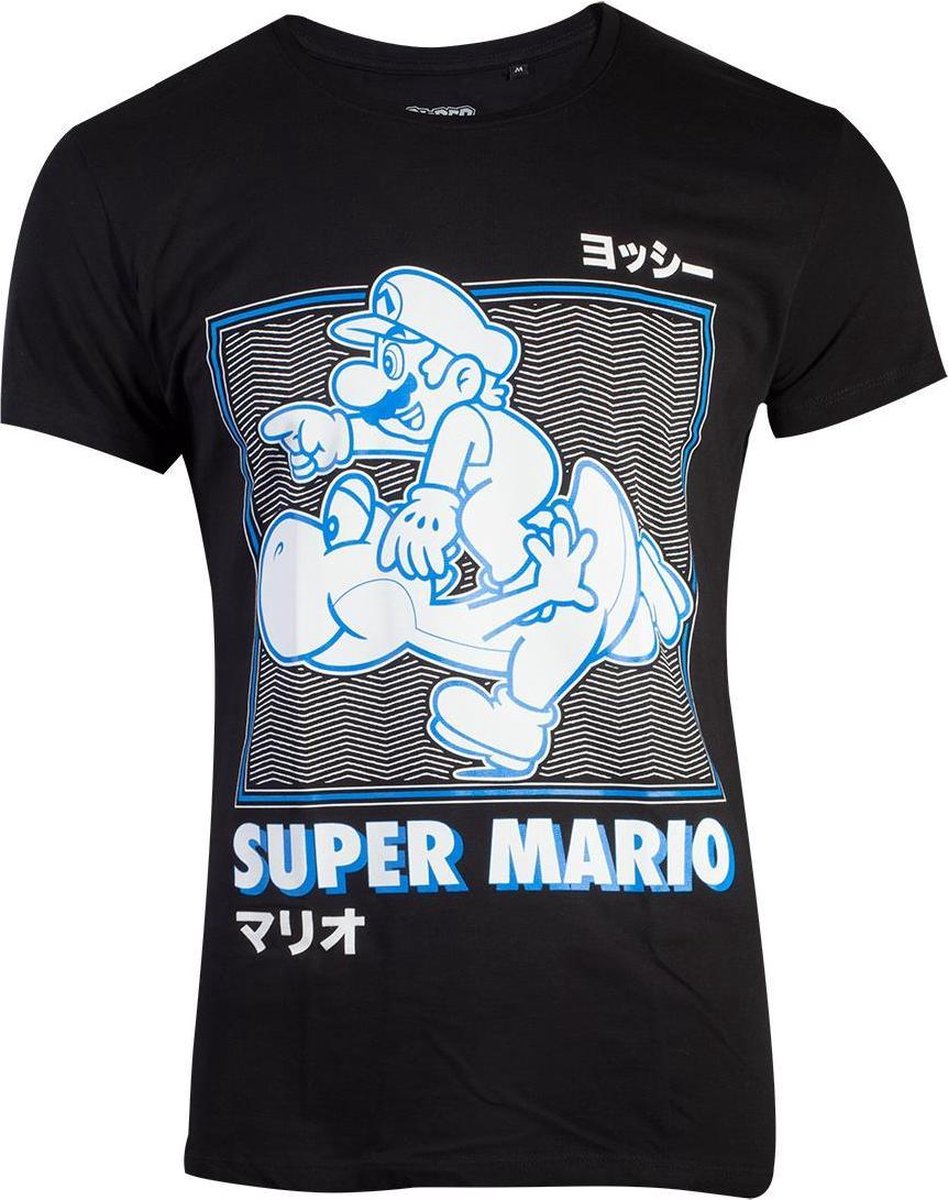 Nintendo - Super Mario Running Yoshi Men's T-Shirt - L