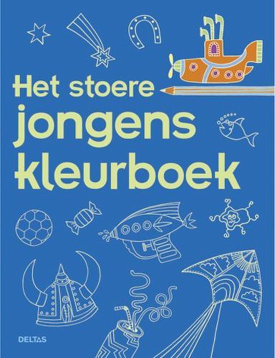 Het stoere jongens kleurboek