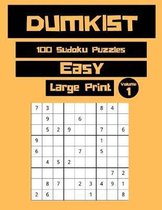 Dumkist 100 Sudoku Puzzles Easy Large Print Volume 1