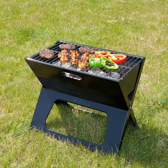 Draagbare opvouwbare barbecue -BBQ-Houtskoolbarbecue | bol.com