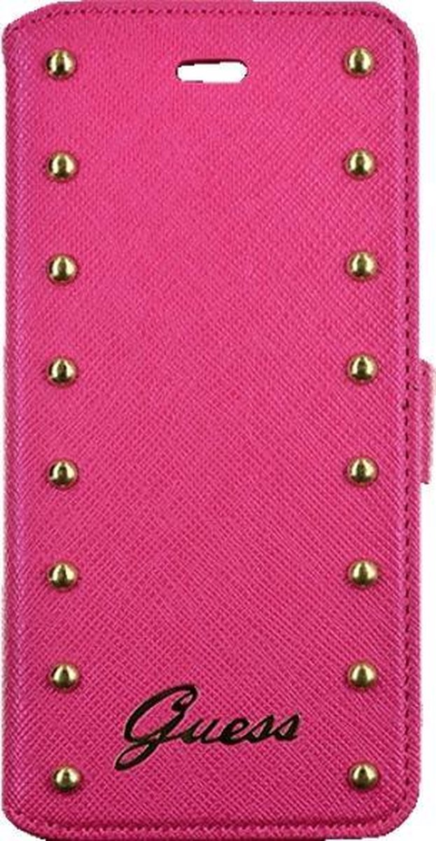 Guess Studded Folio Bookcase Hoesje - Roze- voor iPhone 6 Plus / 6S Plus