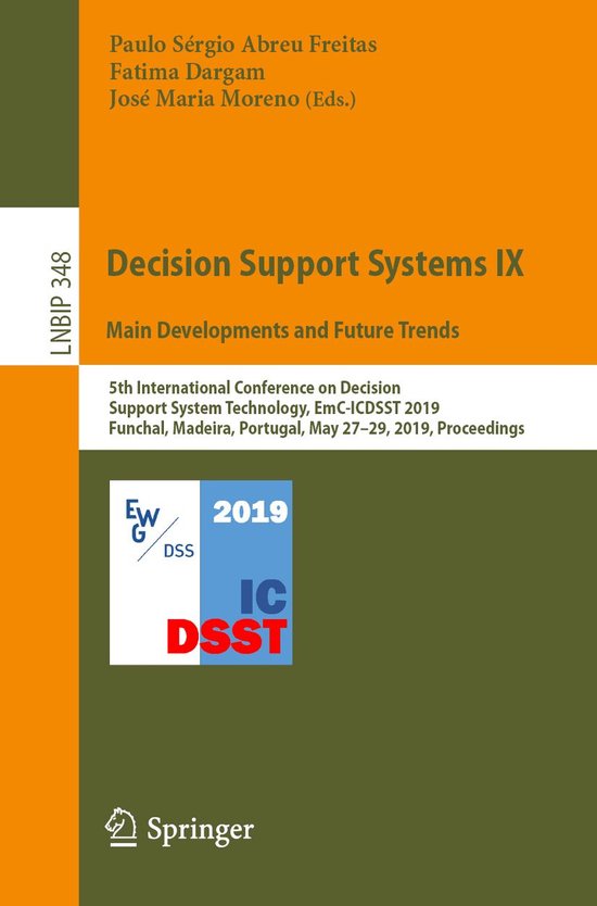 Lecture notes in business information processing 348 decision support
