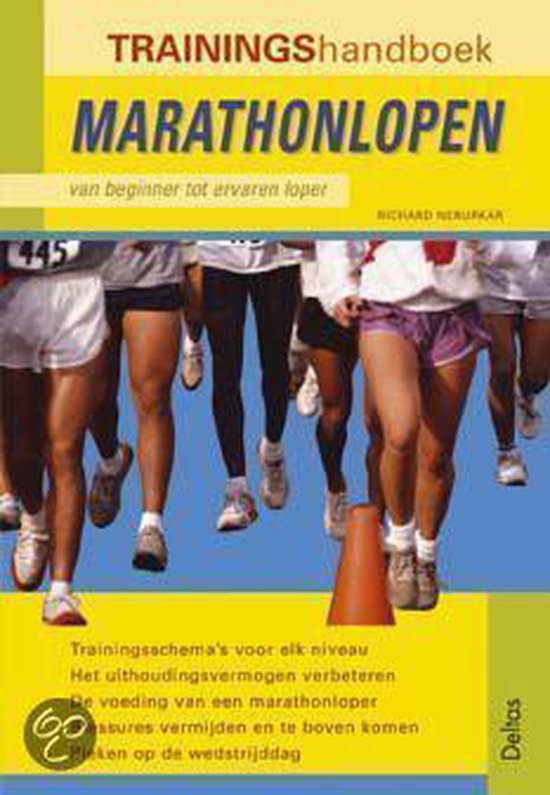 Cover van het boek 'Trainingshandboek marathonlopen'