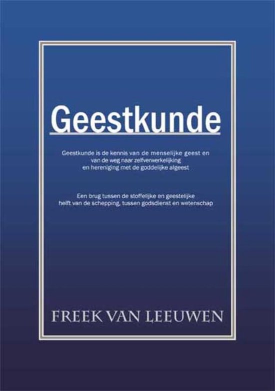 Cover van het boek 'Geestkunde'