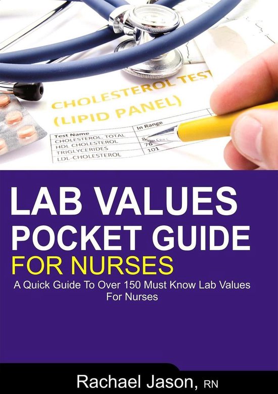 Lab Values Pocket Guide For Nurses (ebook), Rachael Jason