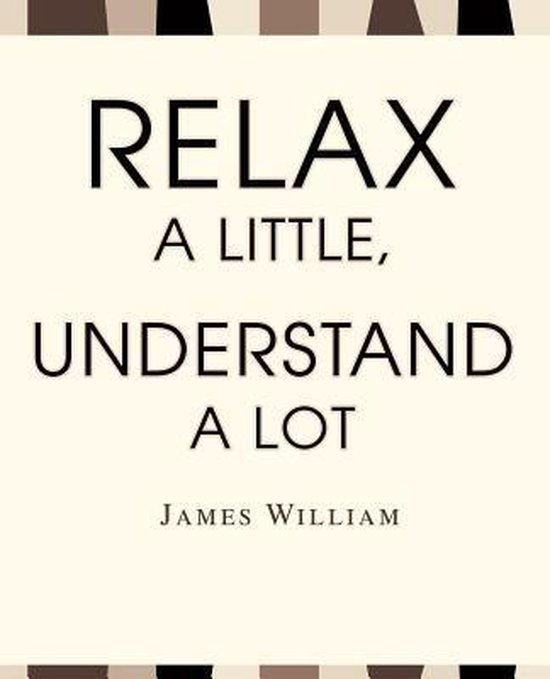 Relax a Little, Understand a Lot - cover
