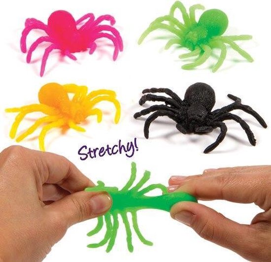doel Misschien Dinkarville Elastische spinnen - speelgoed/feestartikelen voor kinderen ideaal om  cadeau te geven... | bol.com
