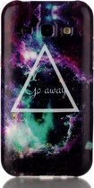 Triangle Go Away TPU Silicone hoes Samsung Galaxy J5